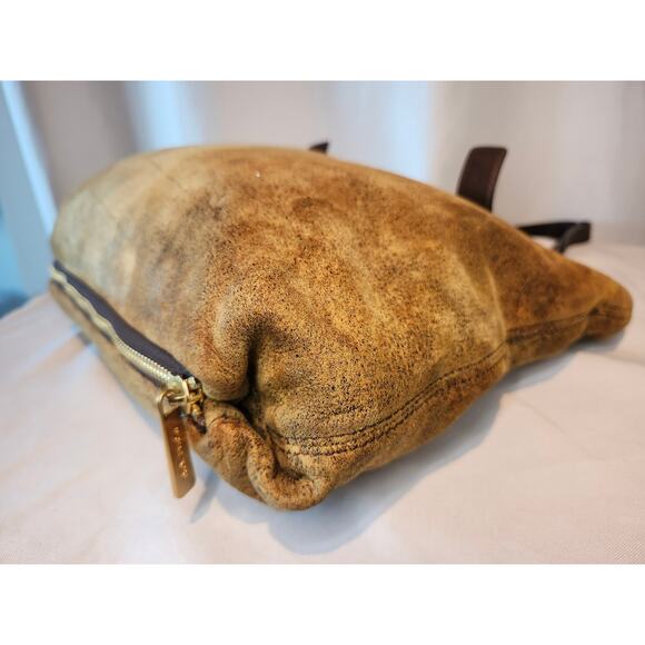 Michael Kors Suede Leather Tote Shoulder Bag adjustable strap MK Logo 2006 - Picture 8 of 16